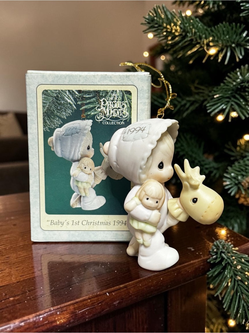 Enesco Precious Moments Baby's First 1st Christmas 1994 Ornament NEW In Box